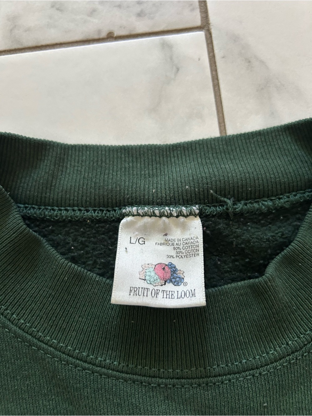 Vintage Pine Green 'Songs of Winter’ Songbirds Nature 90’s Crewneck Sweatshirt - Picture 3 of 8